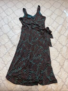 41 hawthorn beatriz maxi dress with side slit 41 Hawthorn | Dresses | 4 Hawthorn Beatriz Maxi Dress Side Slit Smocked Back Comfortable Fit Multicolor